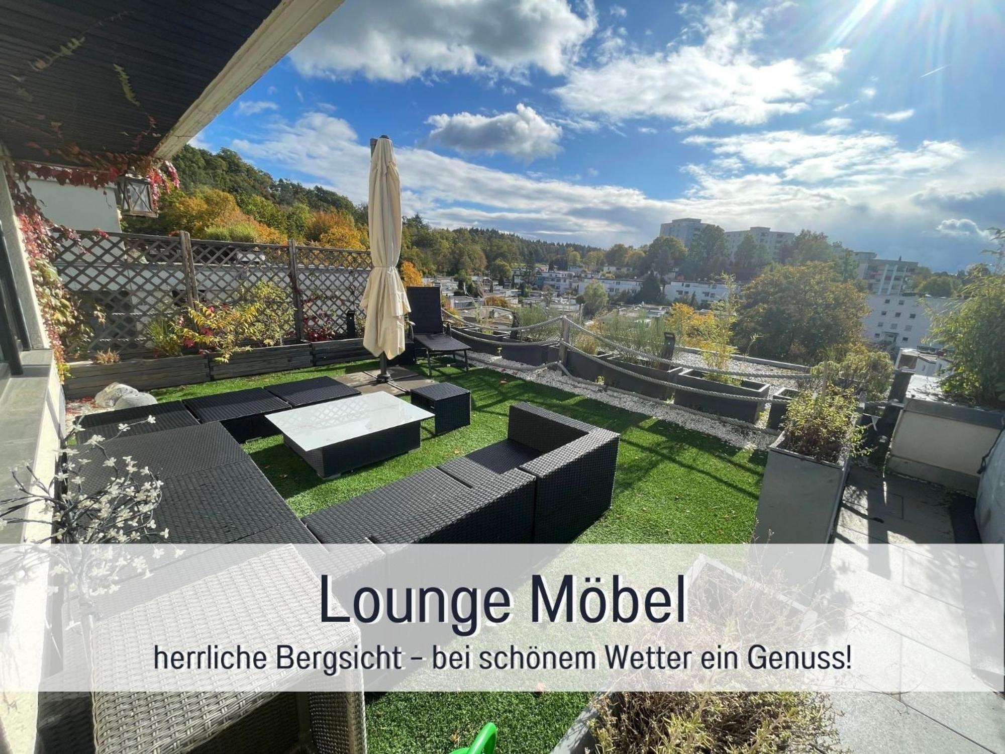 Penthouse - 3 Schlafzimmer- Sonnige Dachterrasse -Whirlpool & Alpenblick - Perfekt Fuer Romantik Oder Familienurlaub Mit Kind, Hund Willkommen - By Ferienwohnenamsee - Uberlingen Dış mekan fotoğraf
